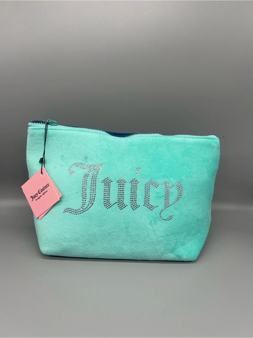 Juicy couture velour cosmetics bag